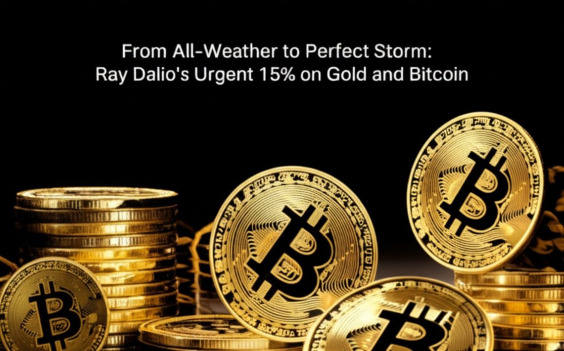 From All-Weather to Perfect Storm: Ray Dalio's Urgent 15% Bet on Gold and Bitcoin